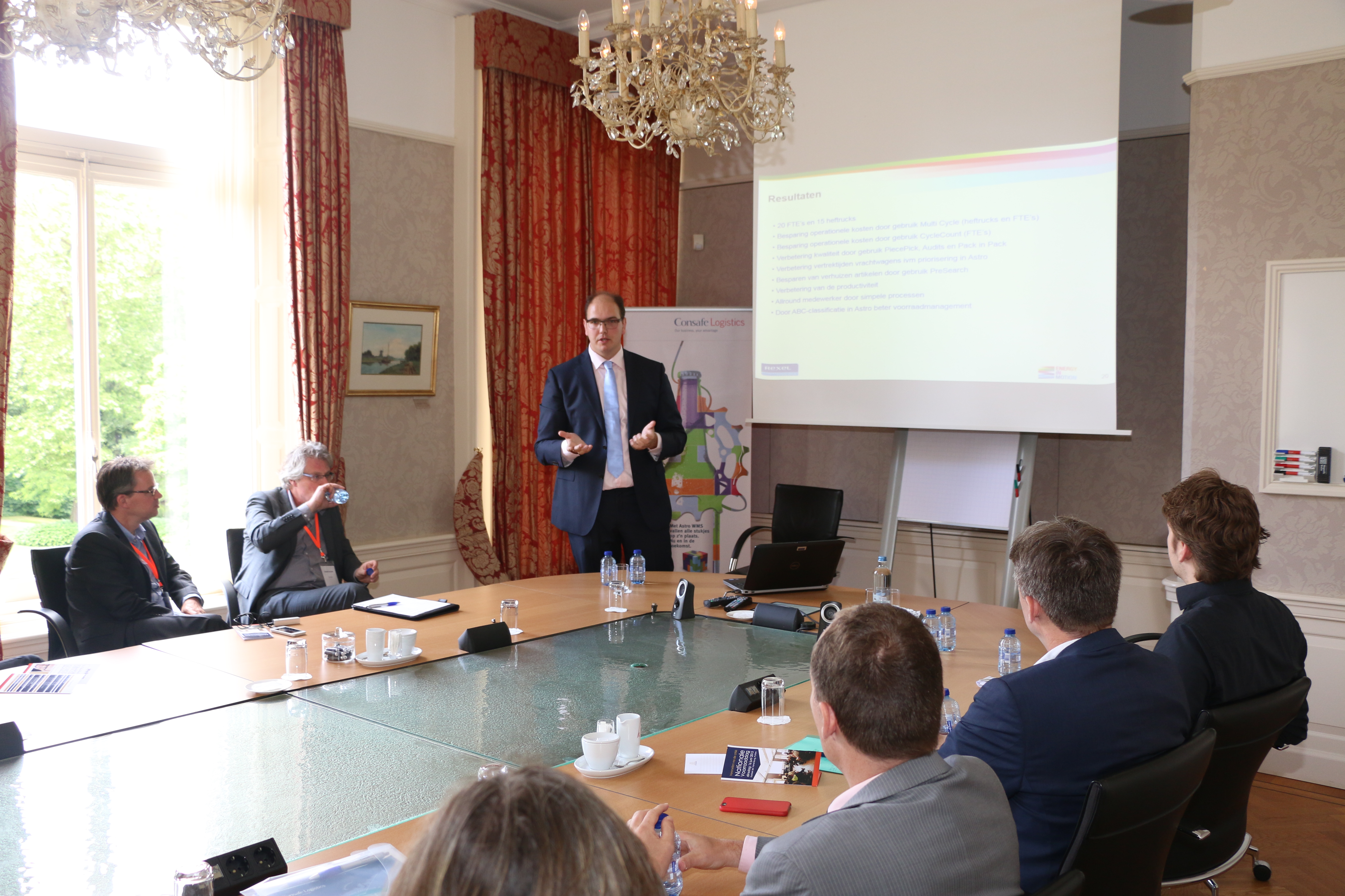 Proces Improvement Manager Patrick Minderhoud op de nationale voorraaddag