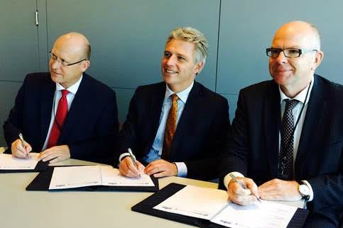 v.l.n.r.: René Richters, Emile Hoogsteden, Twan Beurskens