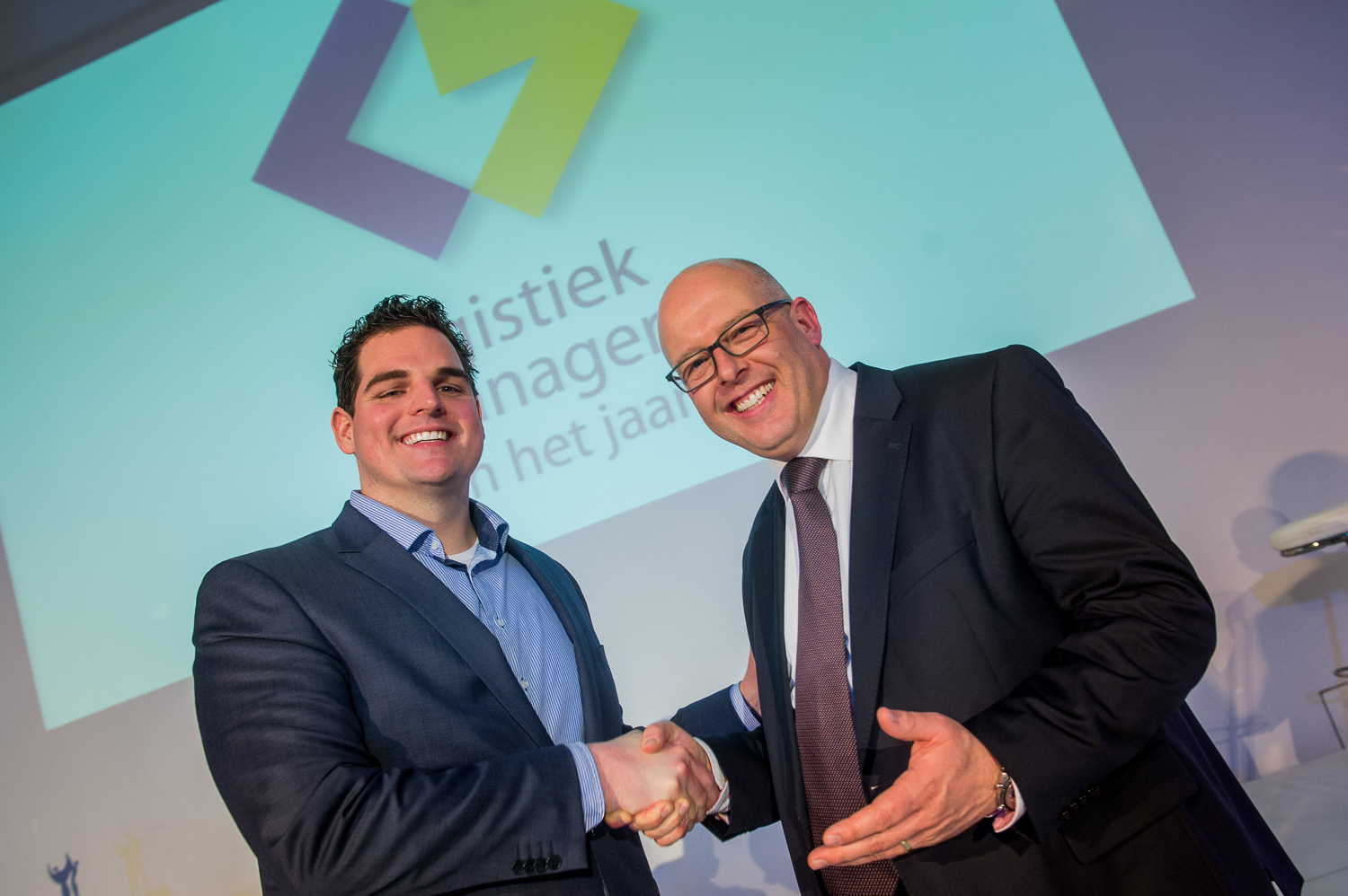 Mario Wopereis en Edwin Wenink stonden afgelopen maart op het podium om hun prijs in ontvangst te nemen