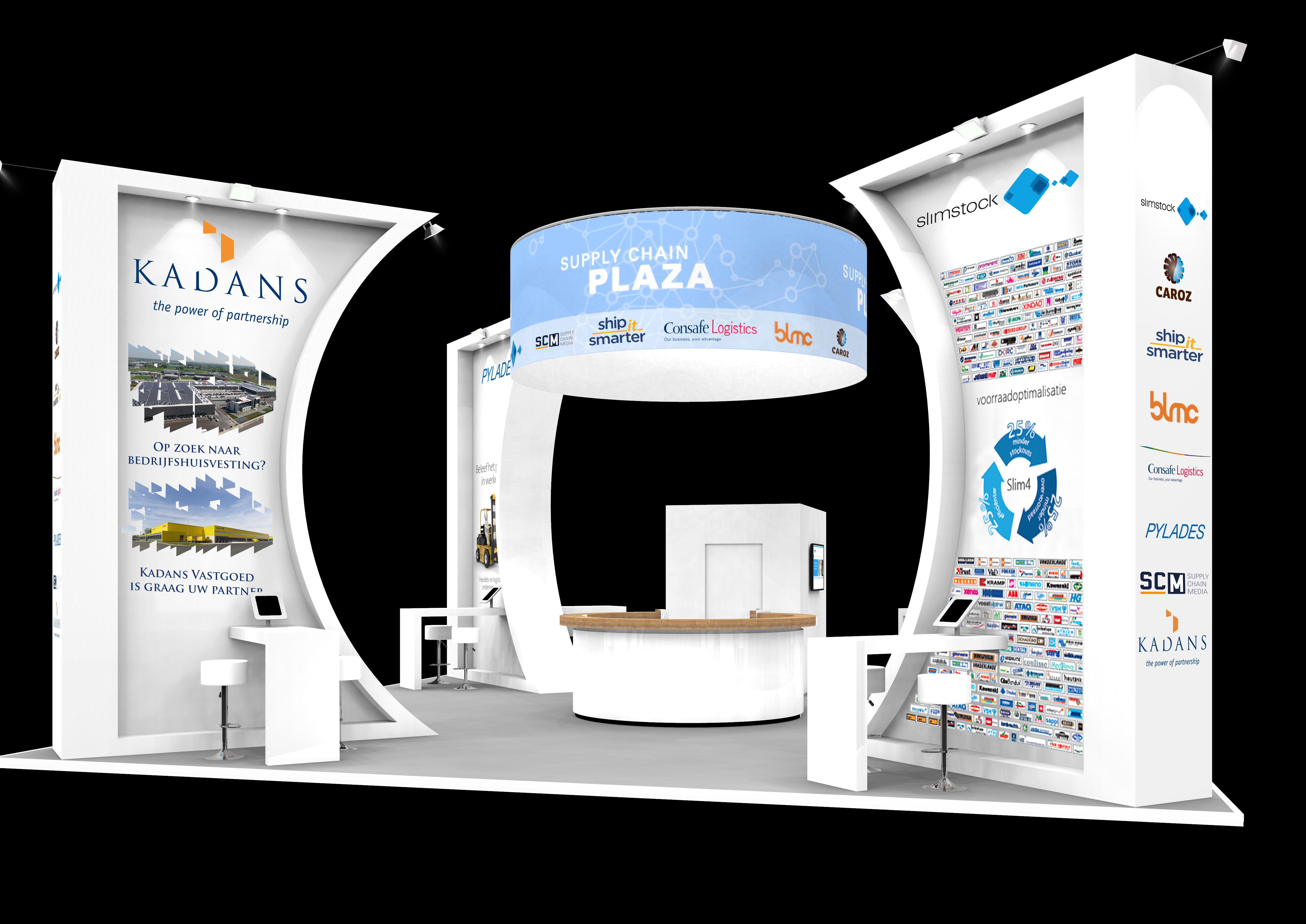 Impressie van de beursstand