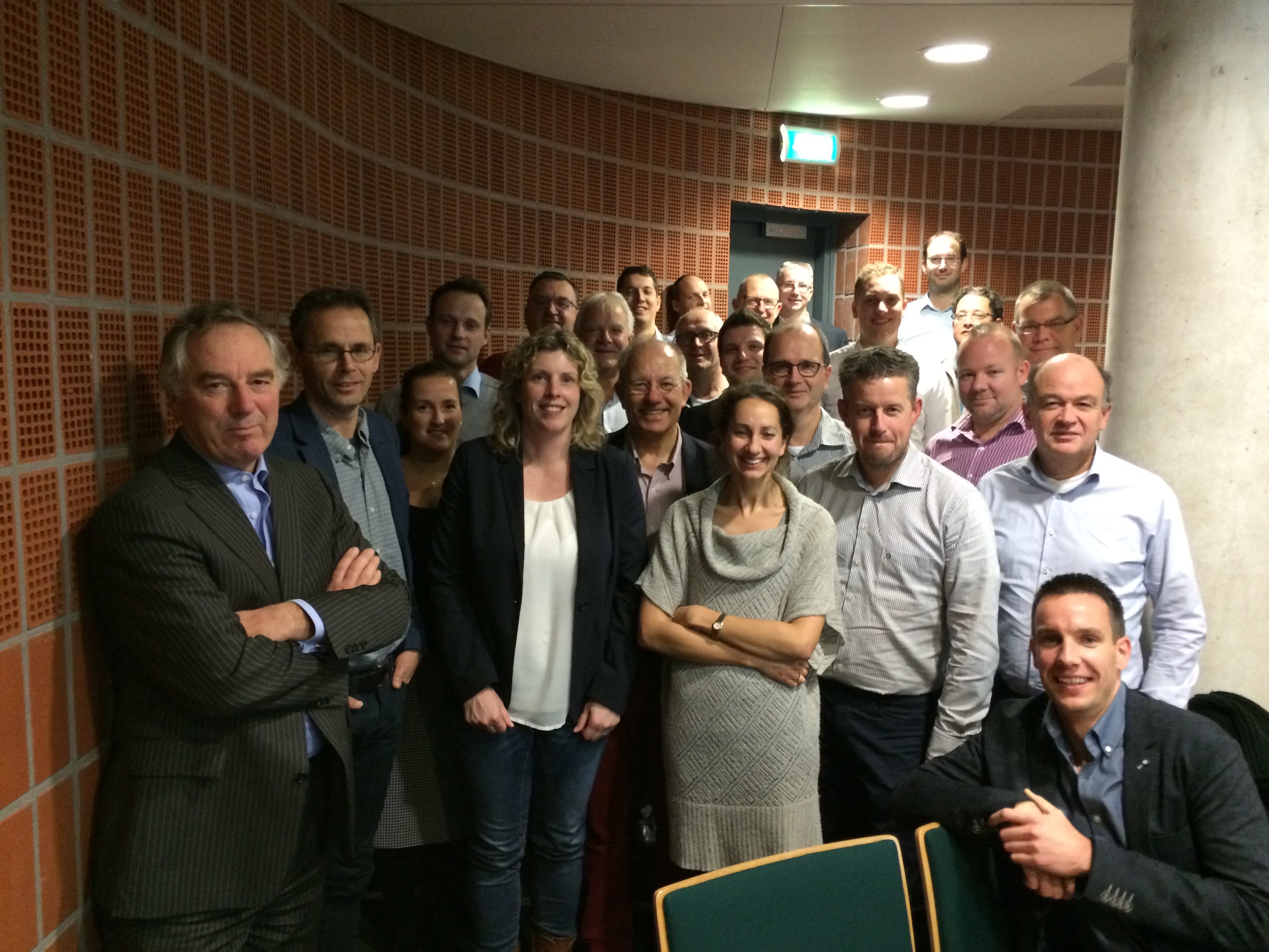 Even terug in de collegebanken. Deze groep van 23 deelnemers is enthousiast over de Collegereeks Logistiek die op Nyenrode wordt gehouden.