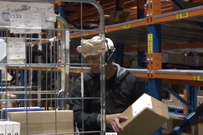 Barry Latumahina, orderpicker bij Coop