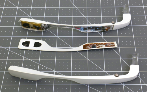 Zo ziet de nieuwe zakelijke Google Glass eruit. Foto: FCC