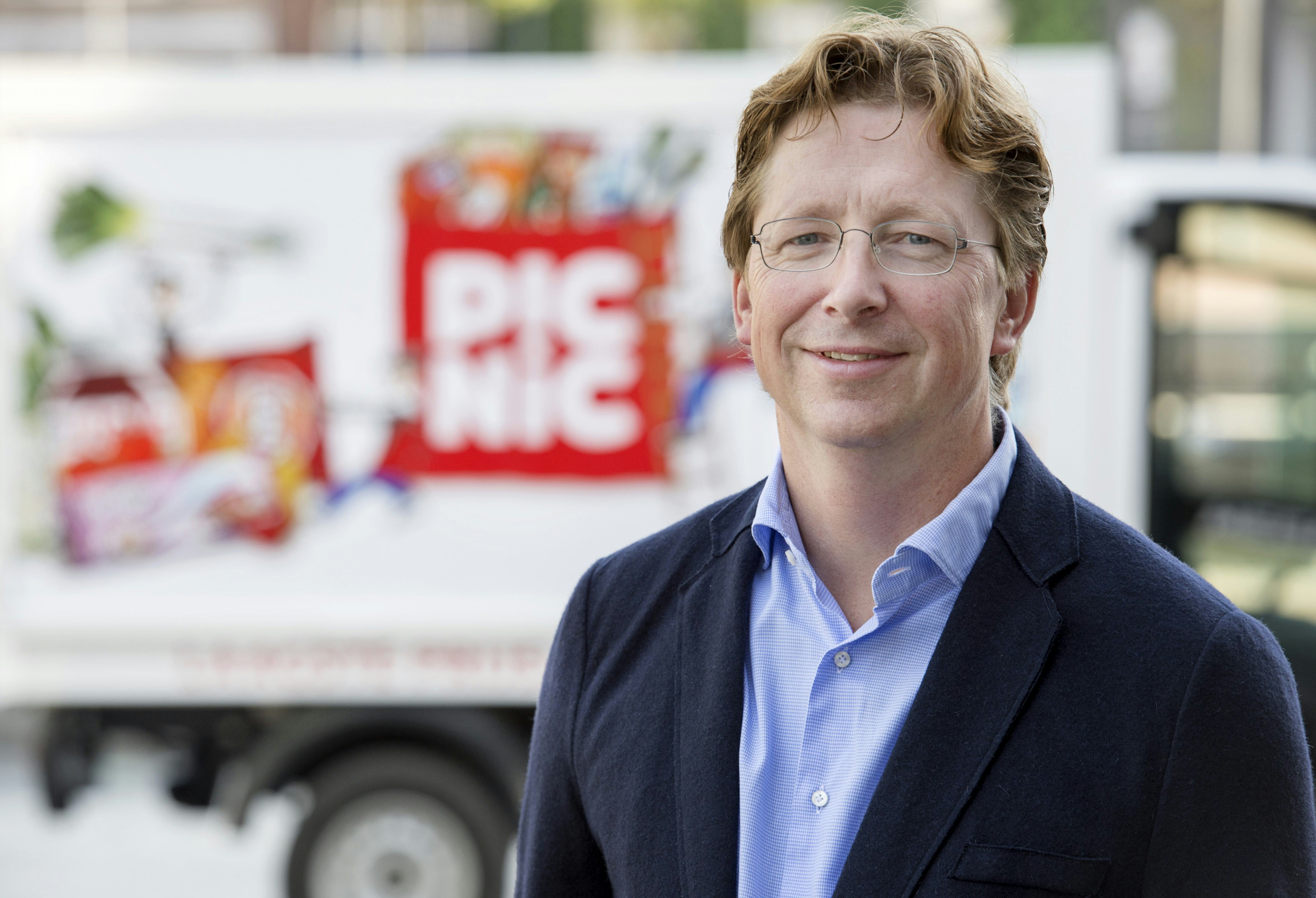 Frederik Nieuwenhuys, logistiek manager van Picnic