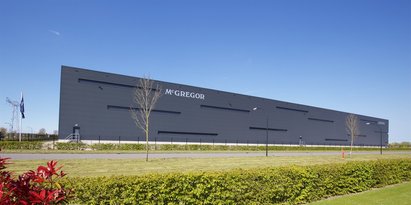 Spuitbussenproducent Airopack Technology Group (ATG) is de nieuwe bewoner van het voormalige distributiecentrum van McGregor. Foto: Roozen van Hoppe