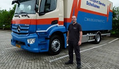 Arjan Elbertse is sinds kort als bijrijder in dienst bij TSS