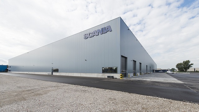 Scania Logistics huurt in het Overijsselse Hasselt sinds 2015 een distributiecentrum van WDP dat de winstgevendheid fors zag stijgen over het eerste kwartaal van dit jaar.