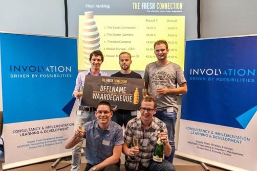 Het Team van Ewals Cargo Care won The Fresh Connection 2017