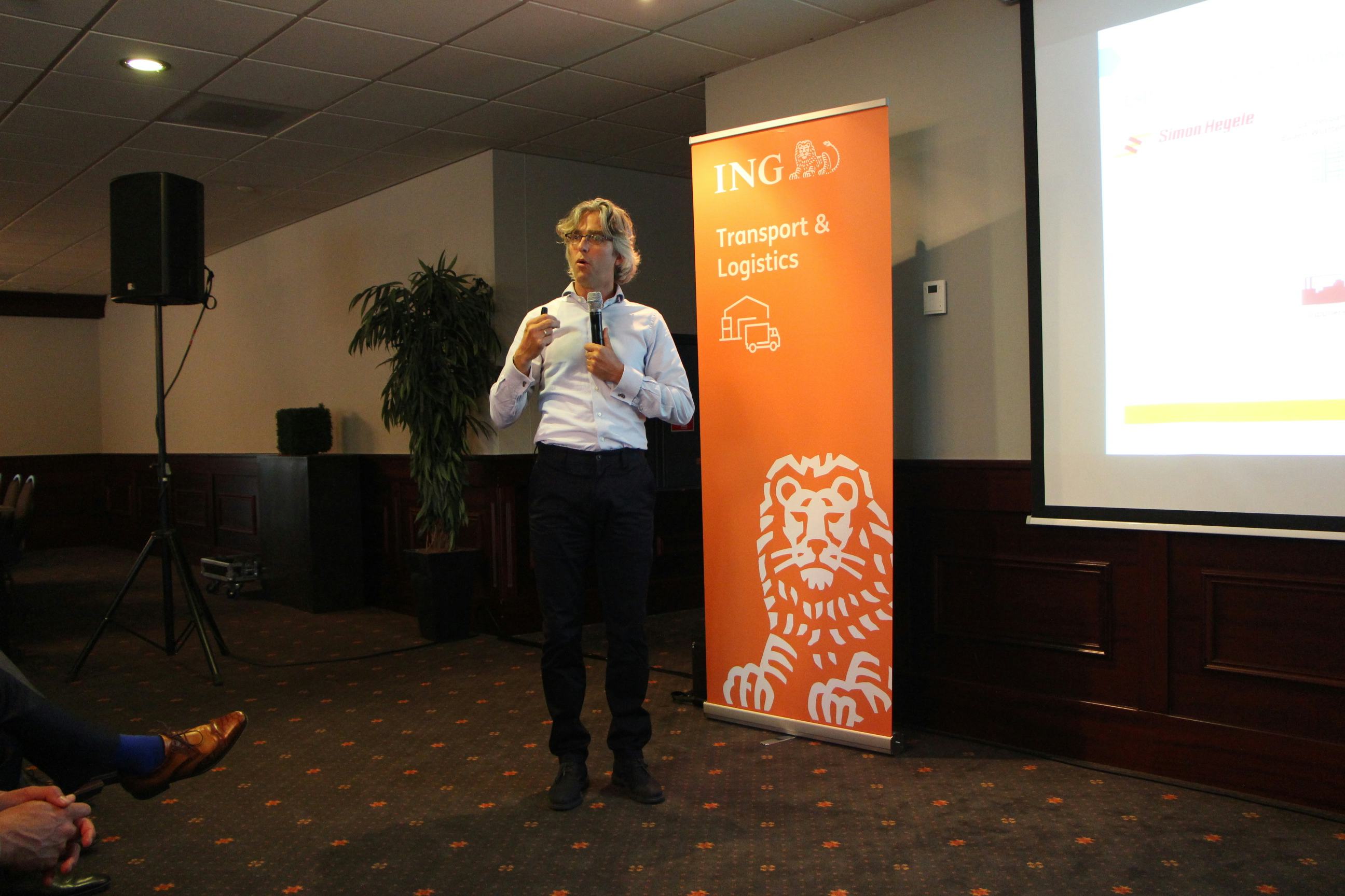 Michiel Steeman tijdens de ING Kennissessie