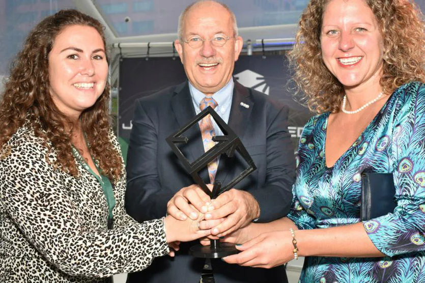 Sanse Bomhoff, Hessel Visser en Eva Kapteijn gingen met een JLN Award naar huis.