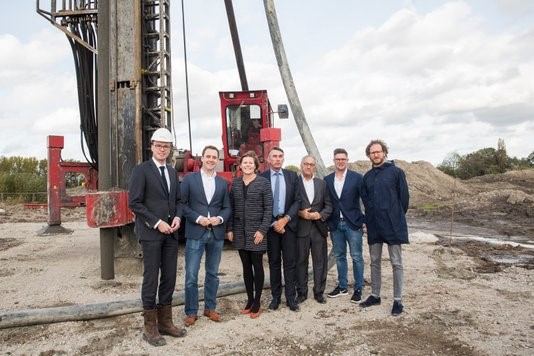 Van links naar rechts op de foto: Rutger-Jan Broekhoven (Borghese), Marc Rosier (Wethouder Zoetermeer), Maartje Frederiks (HelloFresh), Albert Abee (Wethouder Lansingerland), Leen Menken (Leen Menken), Thomas Griesel (HelloFresh) en Olaf Vreeburg (HelloFresh)