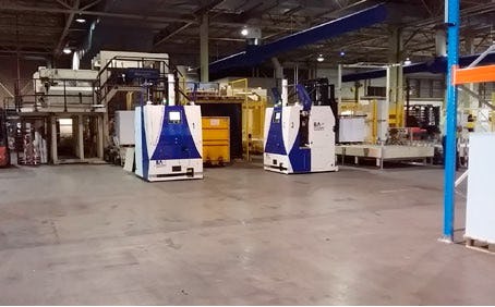 Papierfabriek Sappi automatiseert pallettransport met AGV's