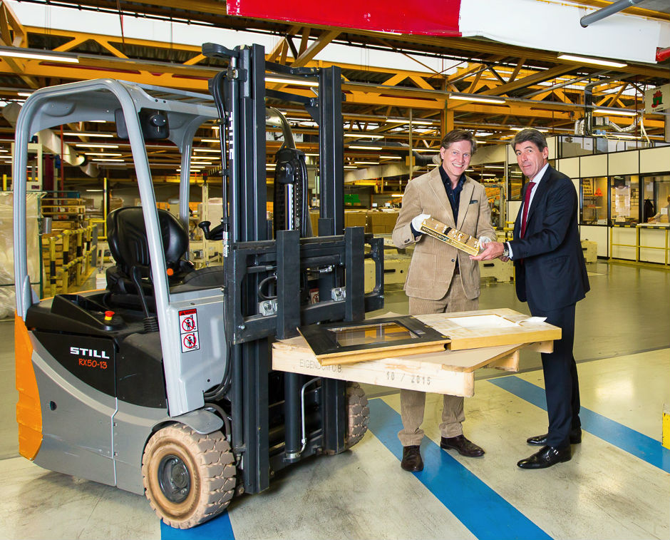 Mark Zegeling (auteur) en Hans Willem Cortenraad (CB)