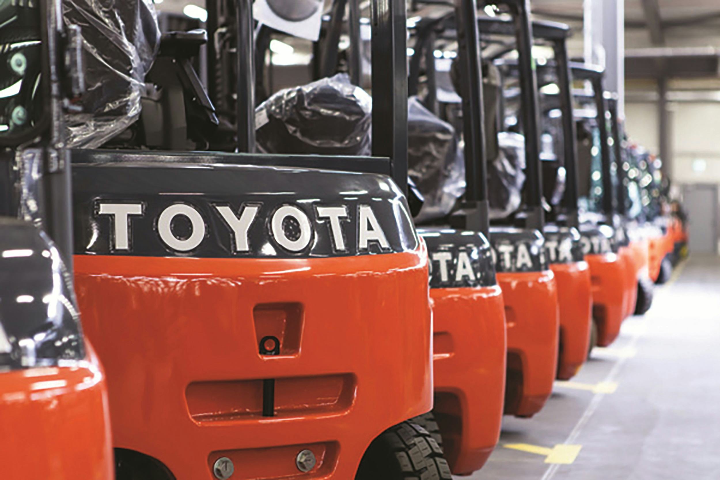 Heftruck business groeit licht; Toyota blijft de grootste