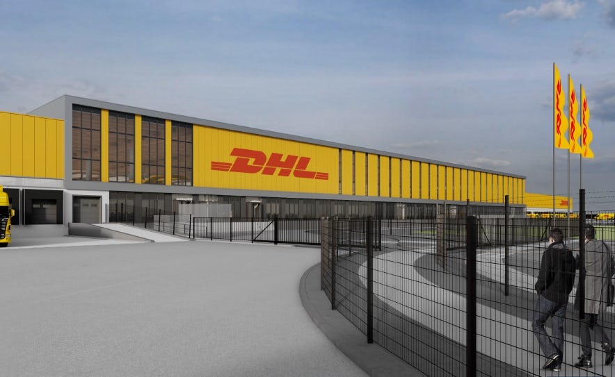 DHL bouwt in Zaltbommel mega-sorteercentum