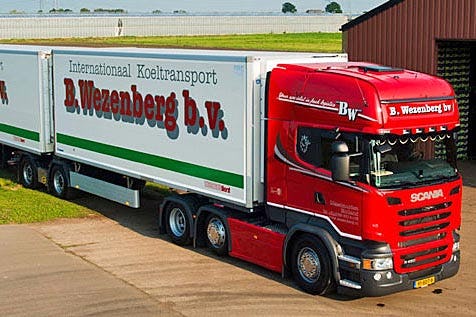 Wezenberg Groep test sinds 2011 het gebruik van LNG-trucks