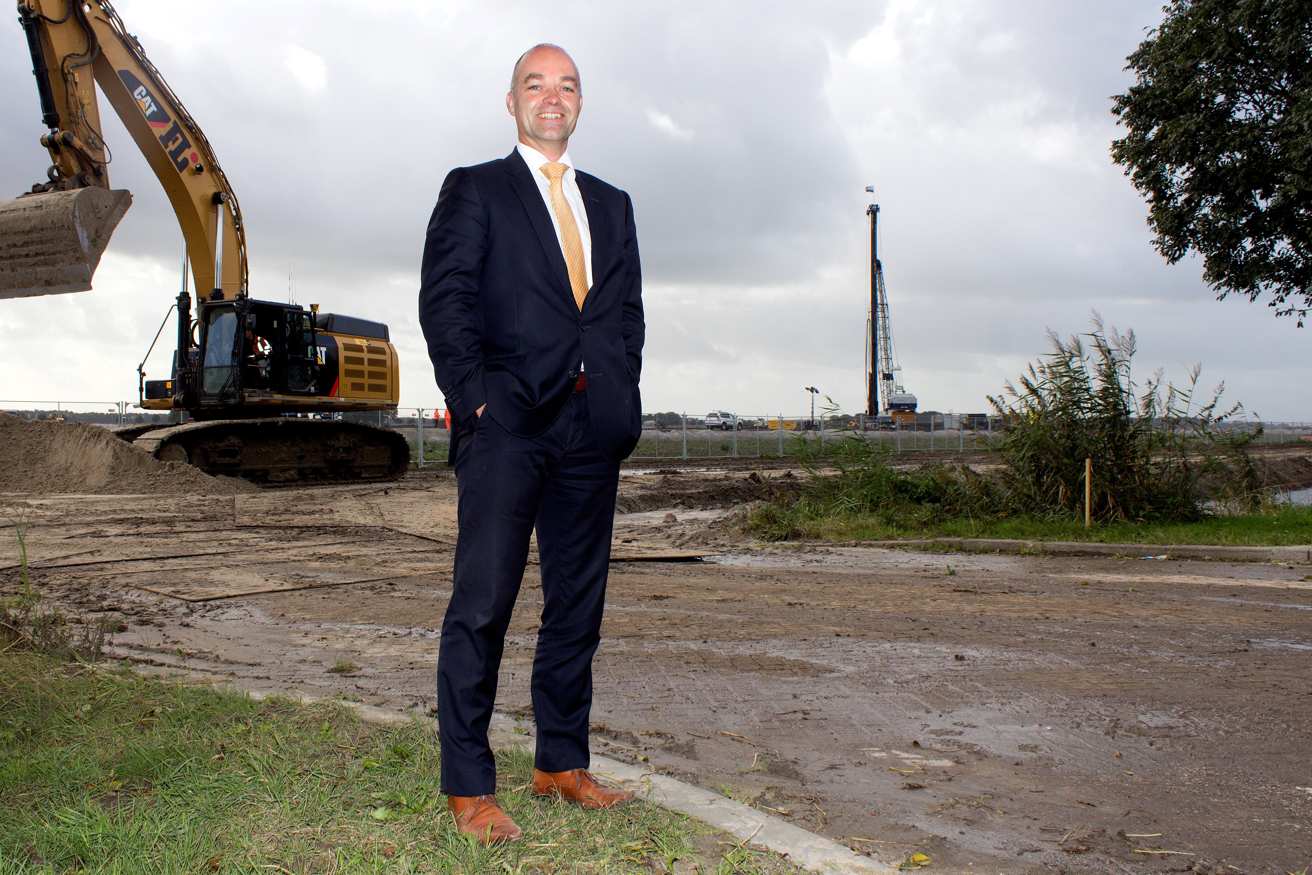  “Qua onderlinge verhoudingen en samenwerking is deze regio te vergelijken met de logistieke as Tilburg-Waalwijk”, zegt Rob Verhoeff, directeur van Lelystad Airport Businesspark (LAB) Foto: John Phielix
