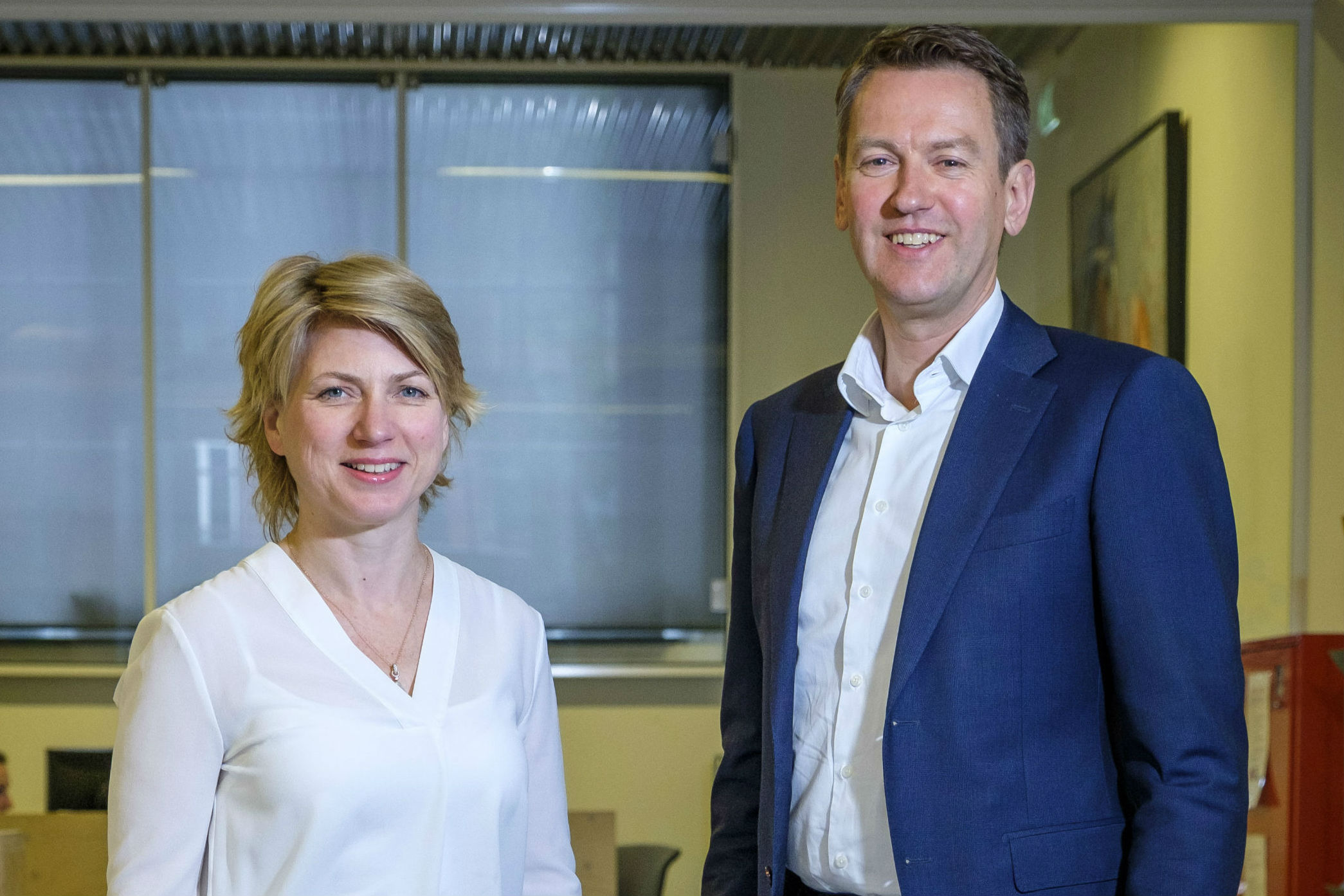 Mariane ter Veen en Jan Bert Schutrops