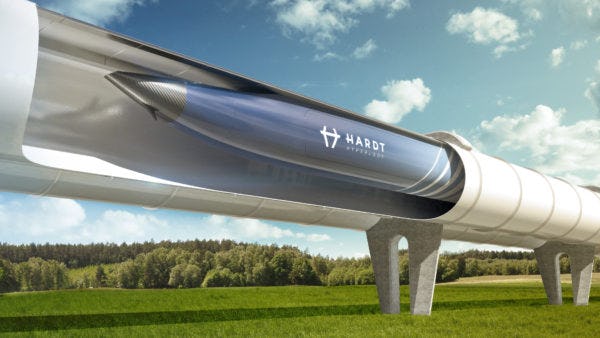 Hyperloop Hardt en Schiphol verlengen samenwerking
