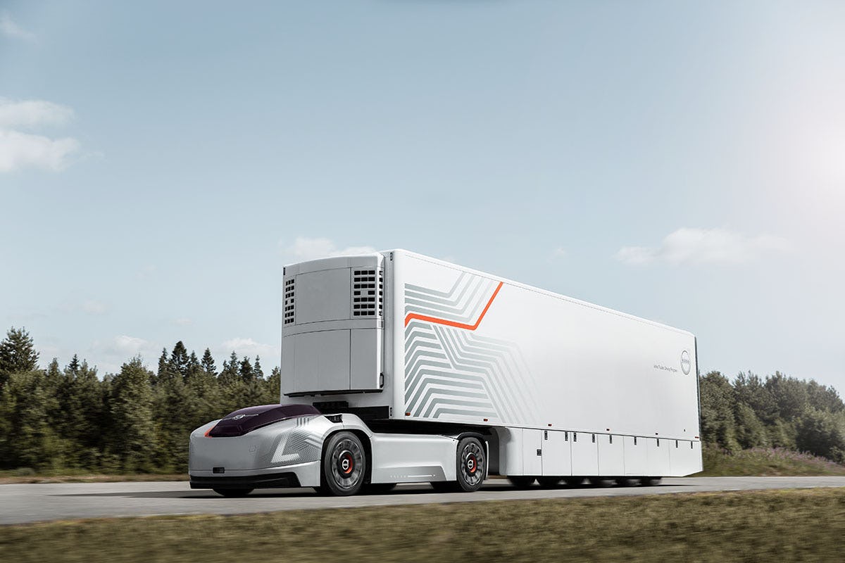 Volvo Trucks presenteert autonome elektrische transportoplossing