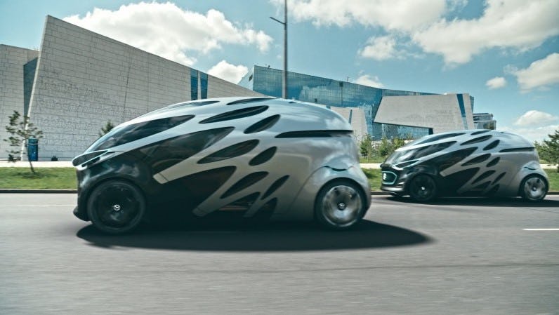 Mercedes onthult autonoom voertuig voor personen en goederen