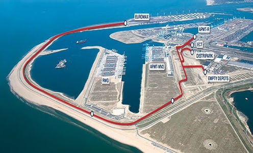 Aanleg Container Exchange Route in Rotterdamse haven van start