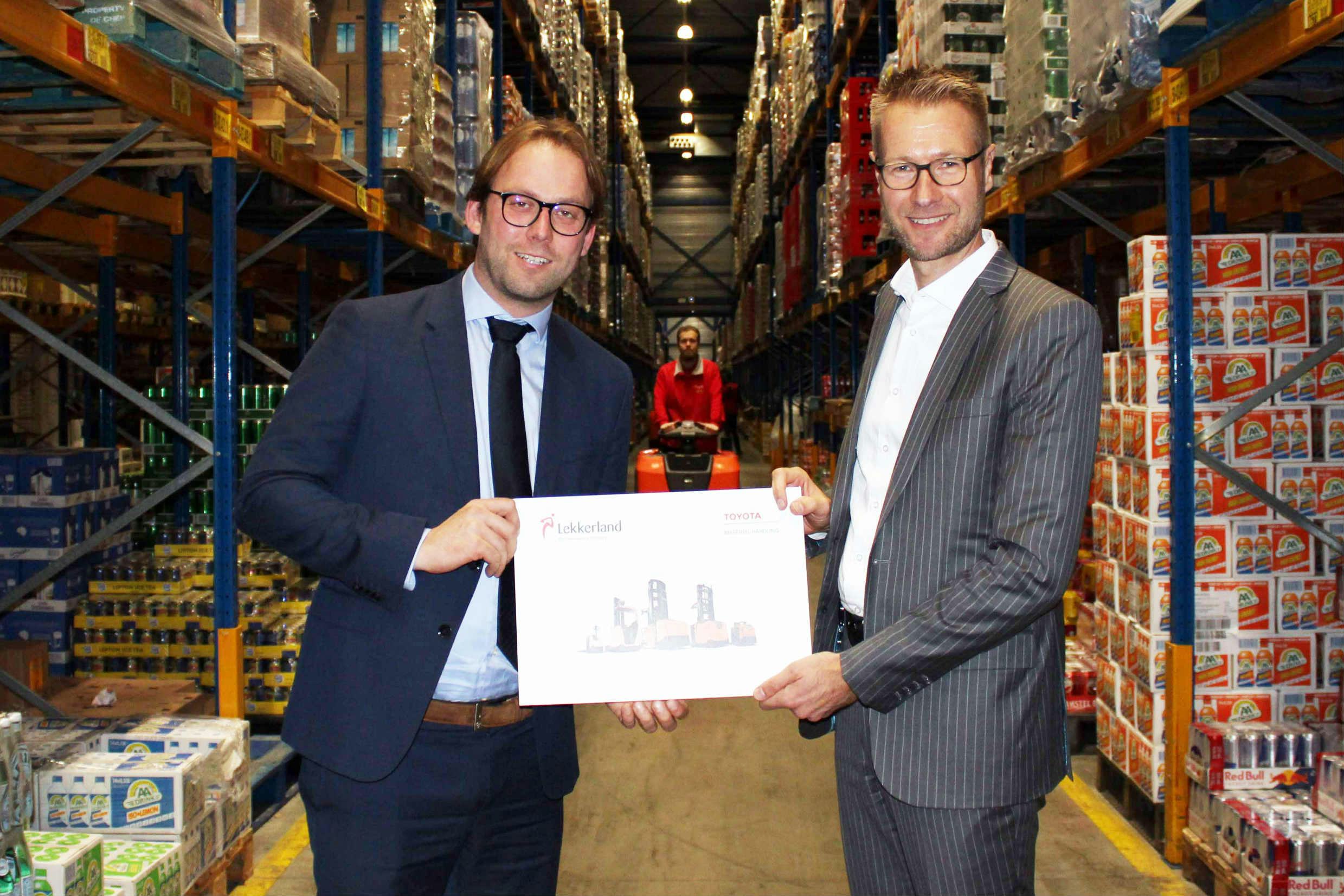 Pieter Bos (Toyota) en Peter Korte (Lekkerland)