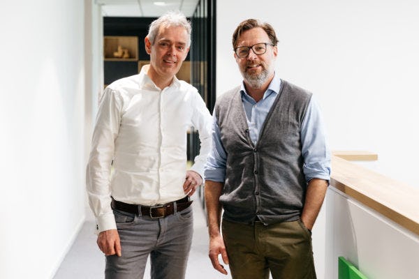 Vlnr. Mari van Kuijk (links) en Alain Beerens