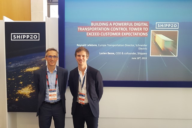 Reynald Lefebvre van Schneider Electric (links) en Lucien Besse van Shippeo 