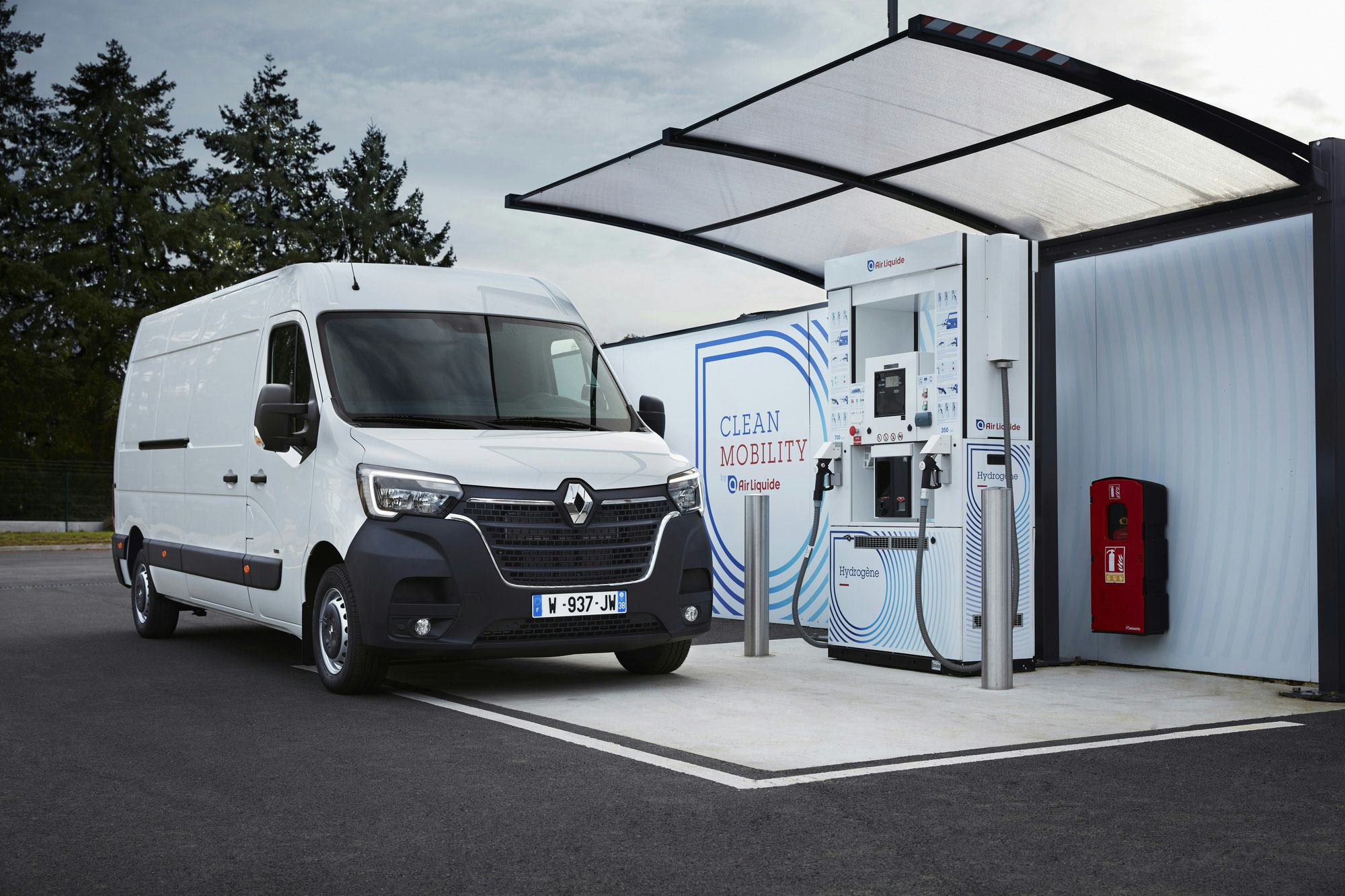Renault introduceert bedrijfswagens op waterstof