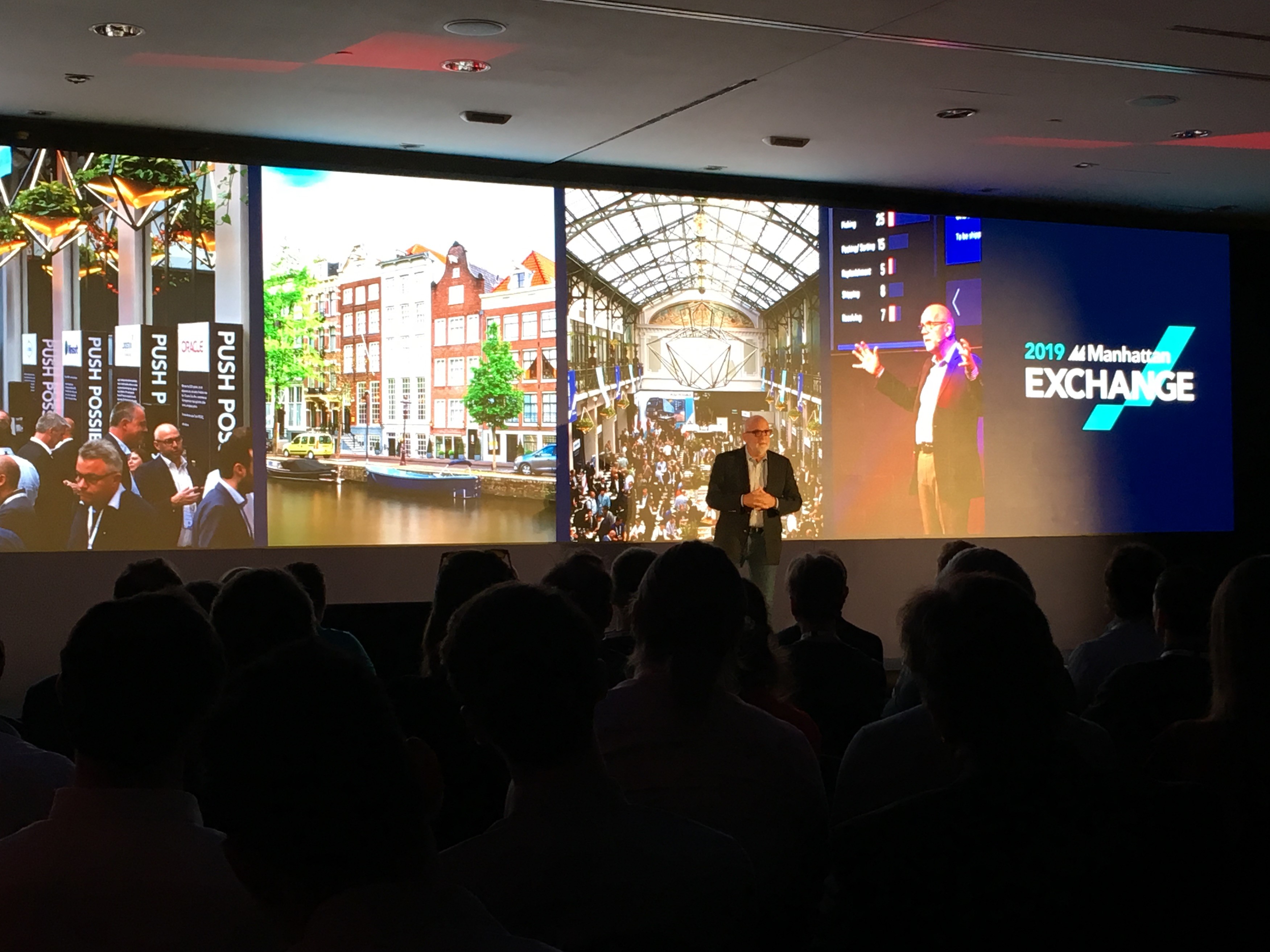 Ceo Eddie Capel tijdens zijn openingsspeech van Manhattan Exchange 2019: "We creëren dingen die er nog niet zijn."