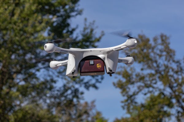UPS mag met drones bezorgen