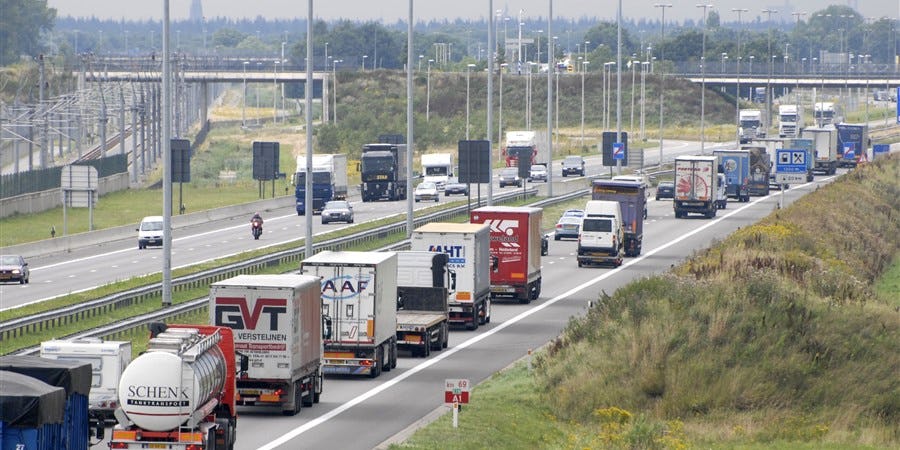 Tarieven Europees wegvervoer bereiken recordhoogte