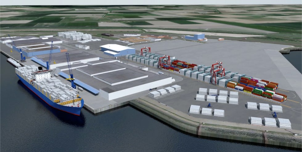 Kloosterboer bouwt geautomatiseerde containerterminal in Vlissingen