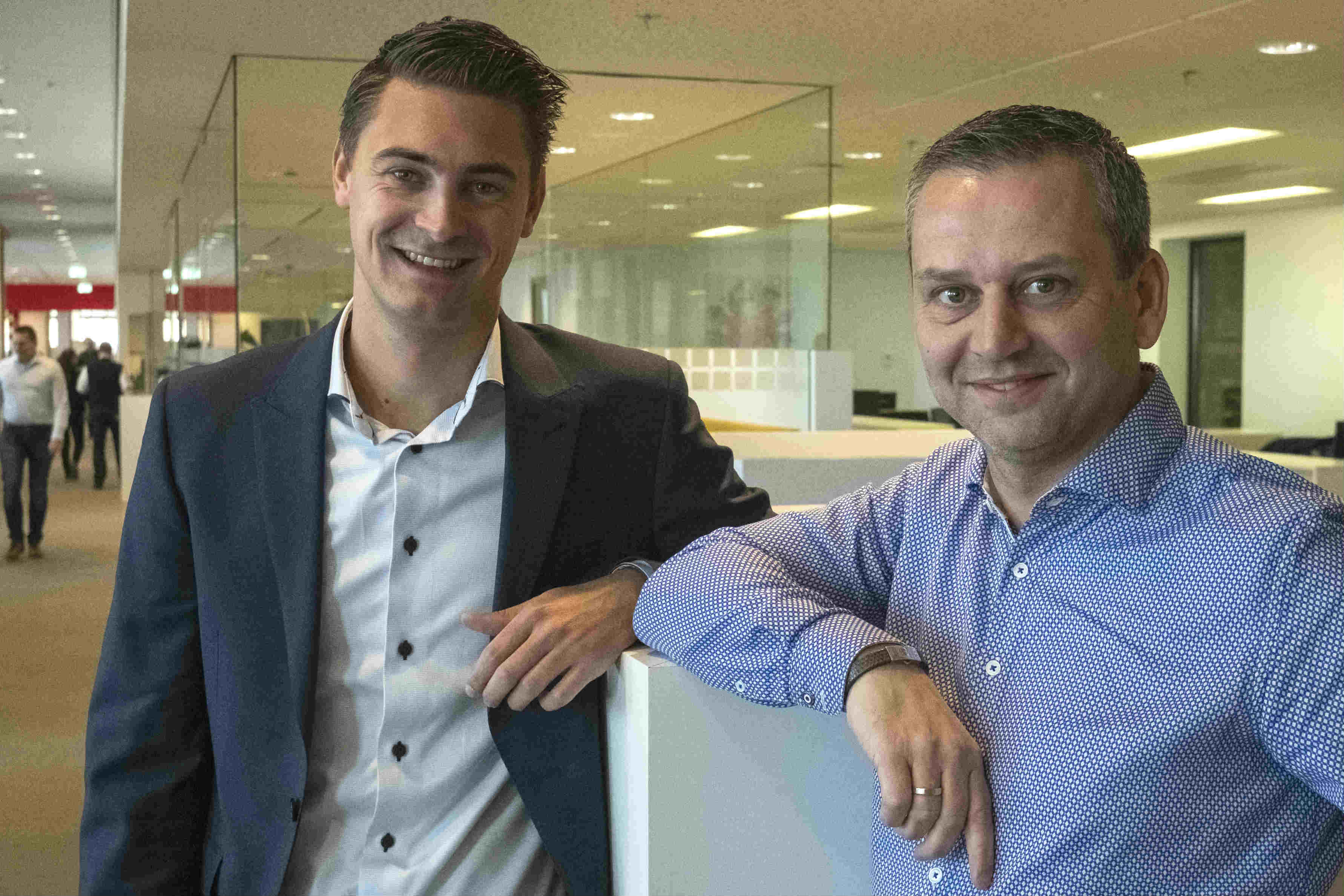 Stef Jacobs (Ricoh) en Leon Simons (Connekt)