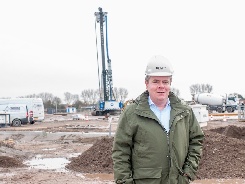 Loek Beekman (Fource Logistics): "Het ontwerp van deze hal is zo opgezet dat er een courant warehouse wordt ontwikkeld." Foto: Miranda van Oorschot Fotografie 