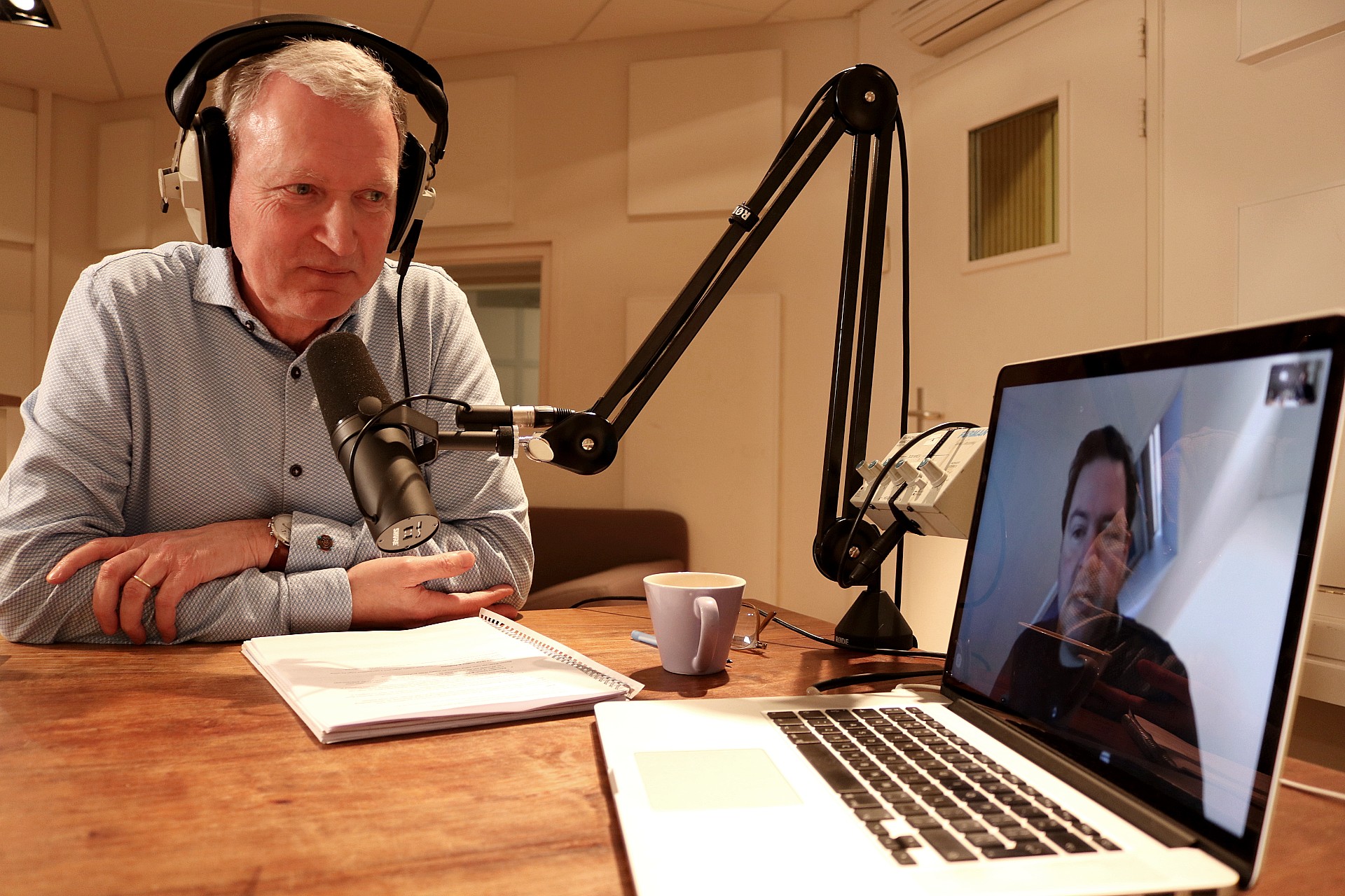 Michel van Buren (links) en Marten van der Zee 