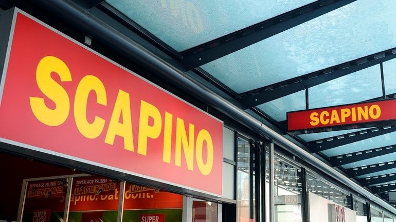 Ook Scapino-winkels worden e-commerce magazijnen