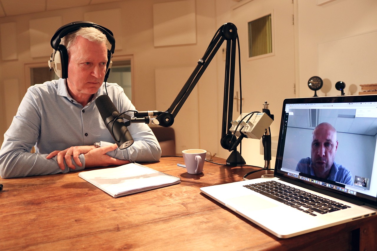 Michel van Buren (links) en Roland van Bussel