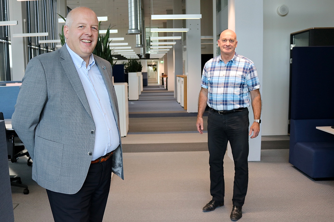 Edwin Wenink (links) en Ton de Kok