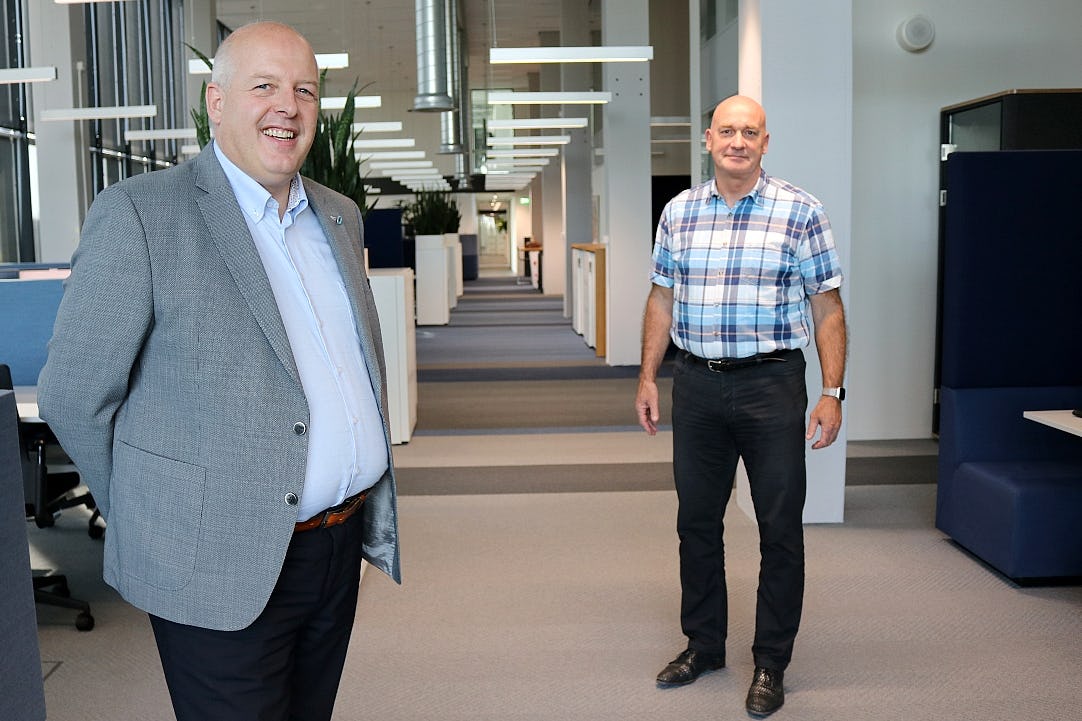 Edwin Wenink (links) en Ton de Kok