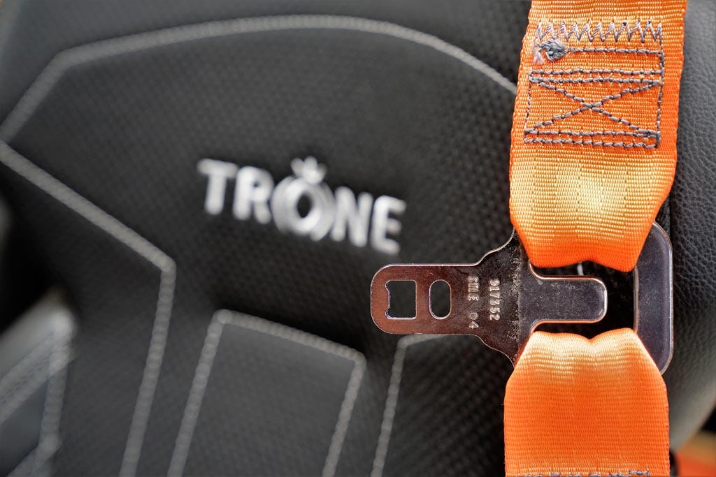 Trône Seating lanceert veiligheidsgordel voor heftrucks