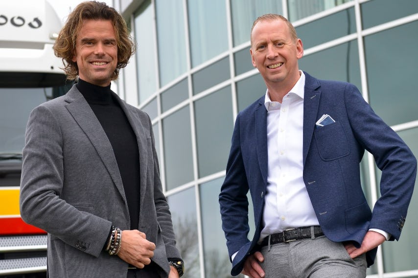 Martin Knol en Simon Loos (rechts)