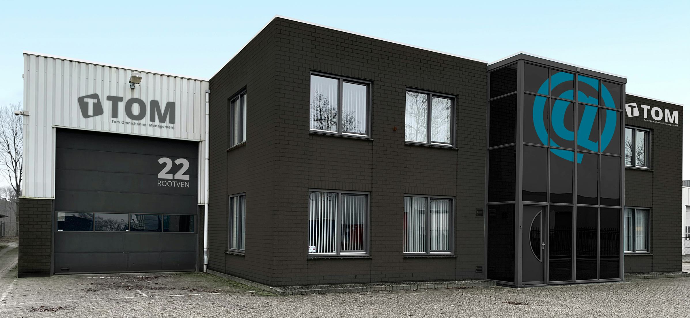 Het negende magazijn van TOM aan de Rootven 22 in Bladel.