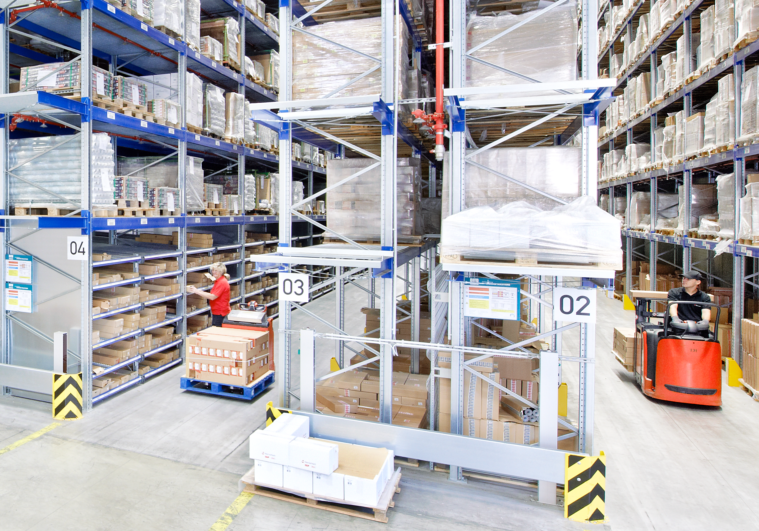 Meer SKU's per palletsectie met behoud buffervoorraad?