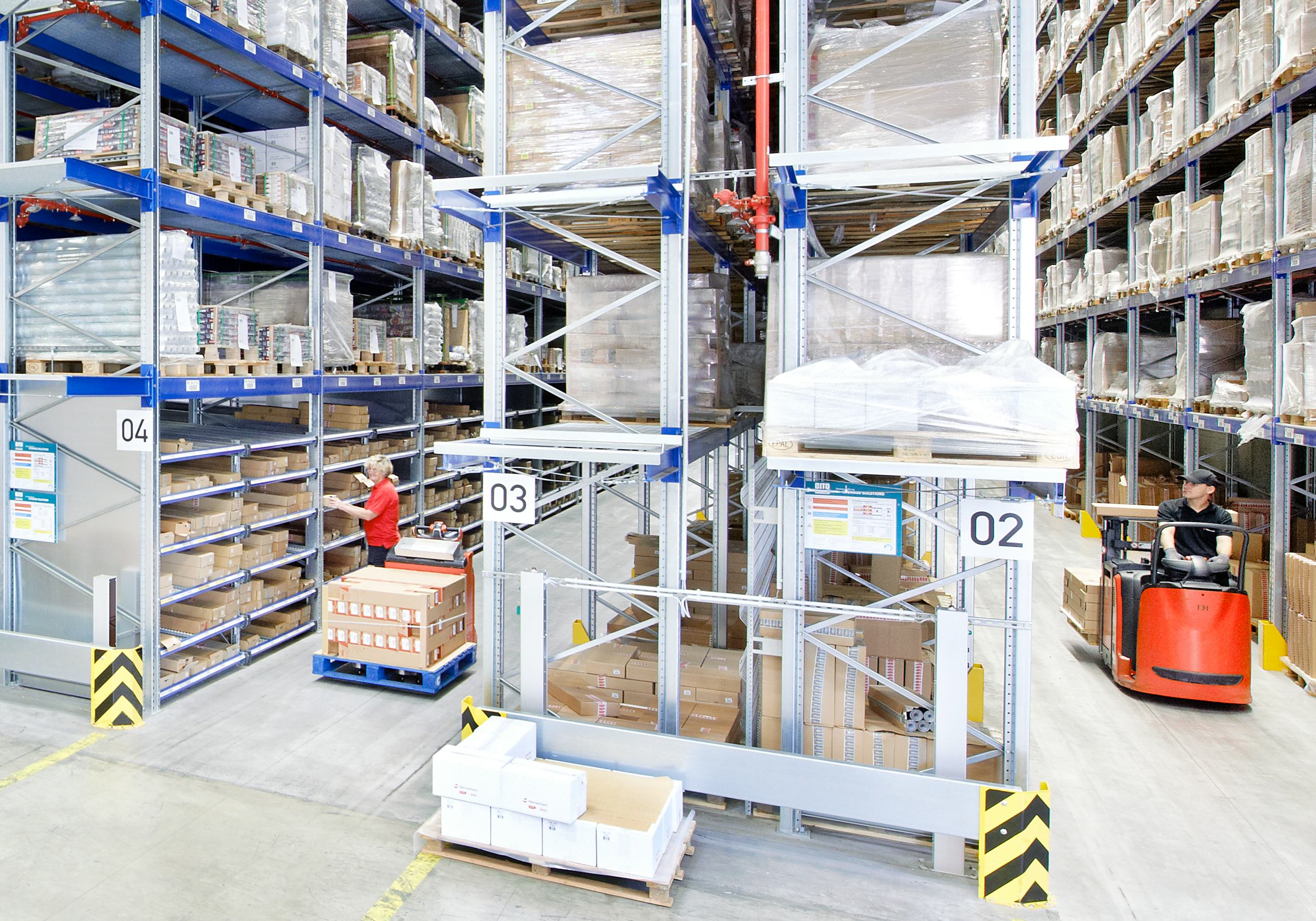 Meer SKU's per palletsectie met behoud buffervoorraad?