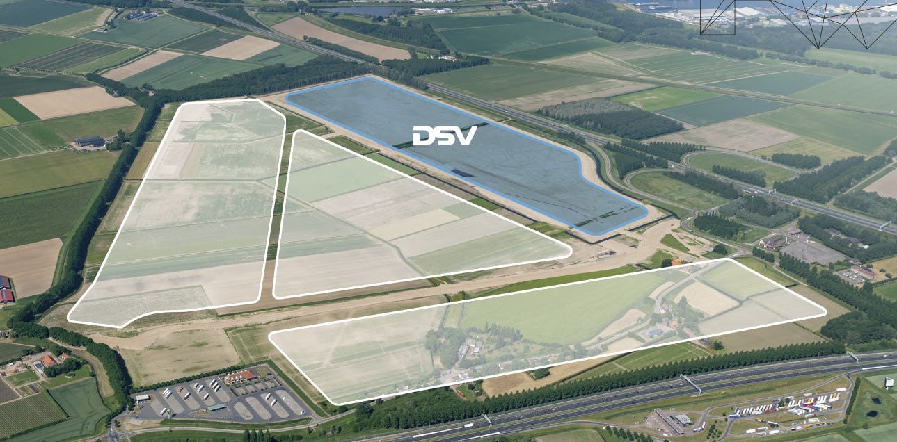 DSV eerste vestiger op Logistiek Park Moerdijk met mega-distributiecentrum