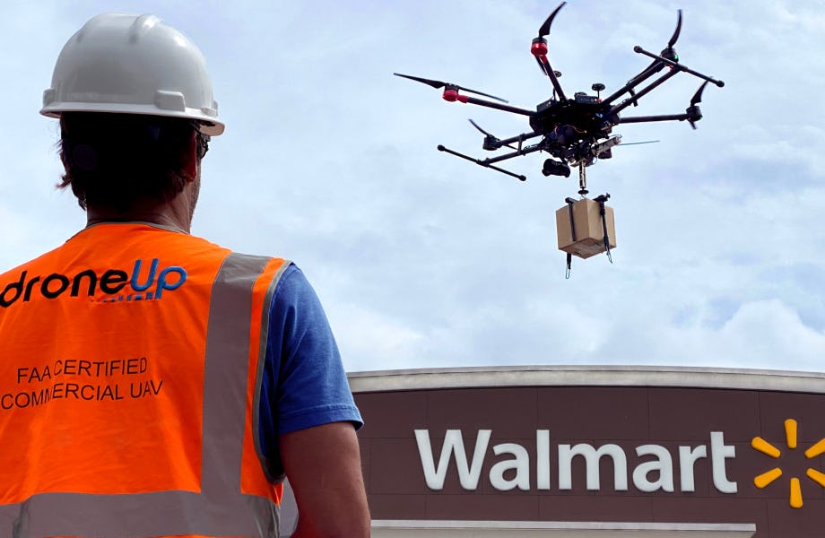 Walmart schaalt dronebezorging op