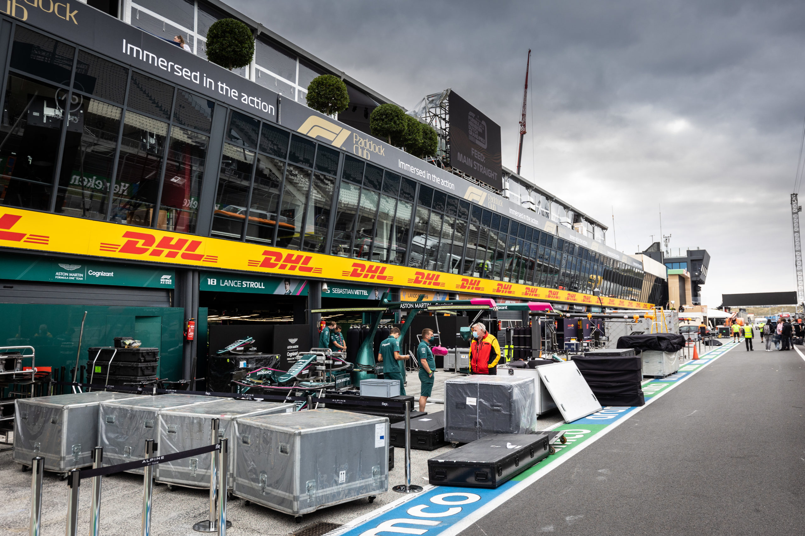 AMSTERDAM - DHL Logistics at Circuit Zandvoort. Foto: Diederik van der Laan / Dutch Photo Agency