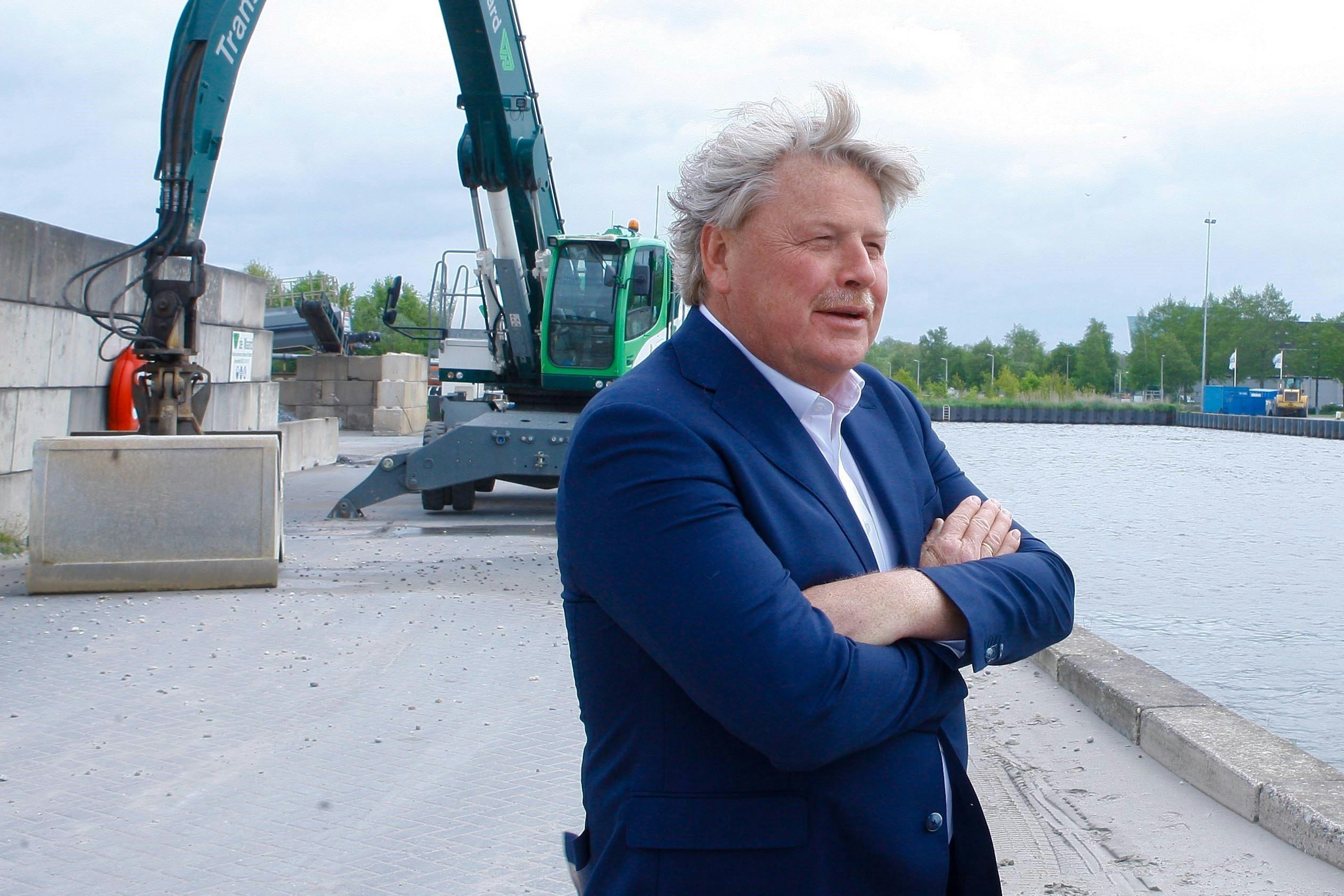 Jeroen van den Ende, directeur van Port of Zwolle: "“We willen graag laten zien dat ook havenbedrijven serieus werk maken van verduurzaming."